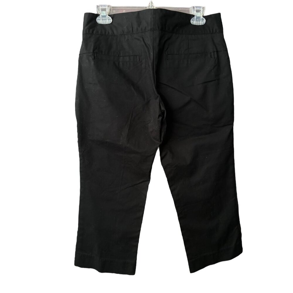 Old Navy Capris Pants Black Women Size 6 Stretch NWOT Low Waist